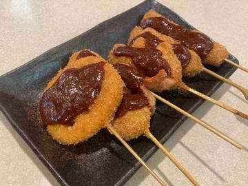 赤い串カツ！旨辛味噌串6本盛り 2辛