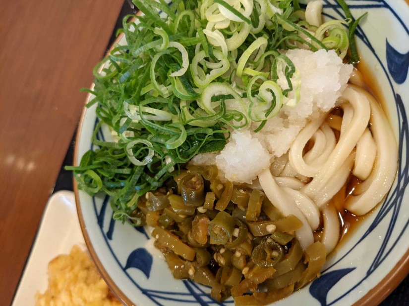 青唐おろしぶっかけうどん