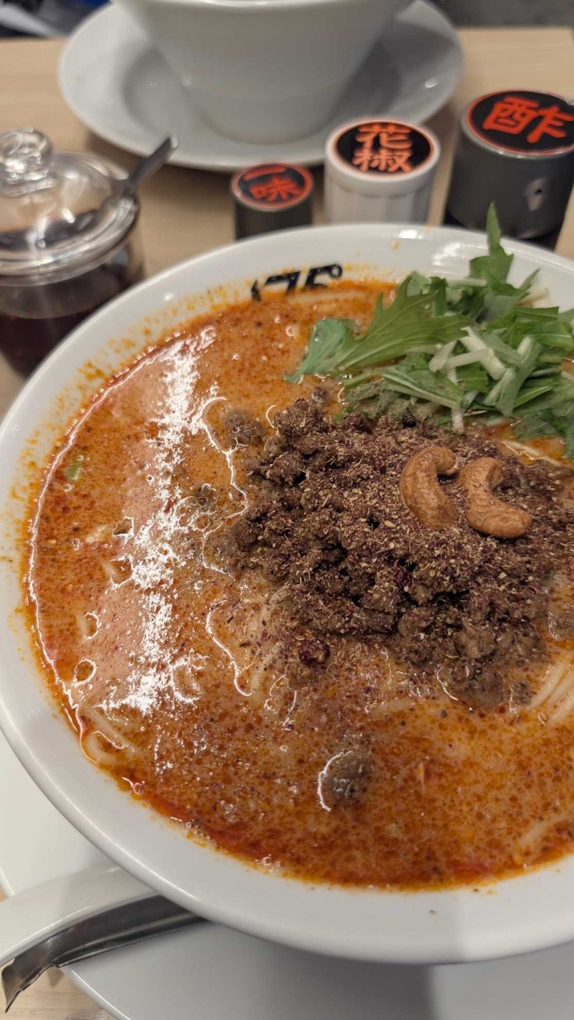 汁あり担々麺 シビれ2、辛さ2