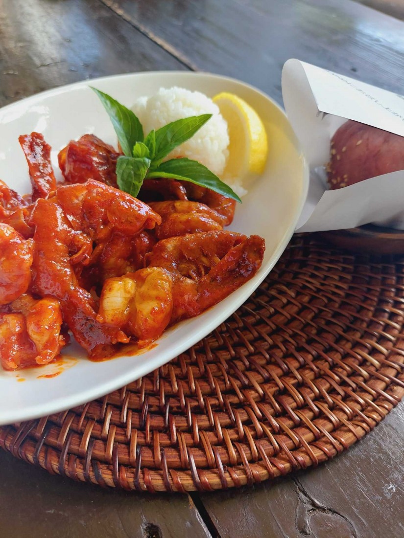 ガーリックシュリンプ辛口