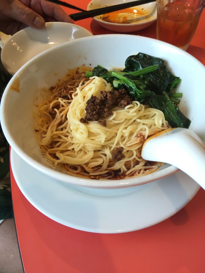 汁無し坦々麺 辛め