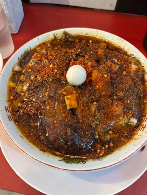 水煮牛麺 5辛2痺