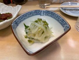 甲イカ刻み山葵和え甲殻