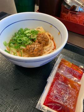 麻辣冷やし坦々うどん+麻辣ソース