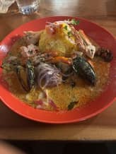 魚介のタイ風ココナッツカレー レッドカレーペースト追加