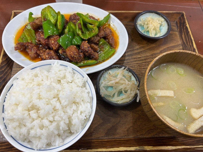 辛ピーマンレバー炒め