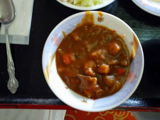 モーニングビュッフェのカレー