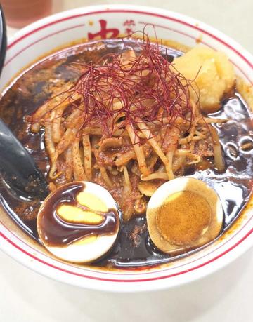 焦がし味噌卵麺辛さ8×7倍