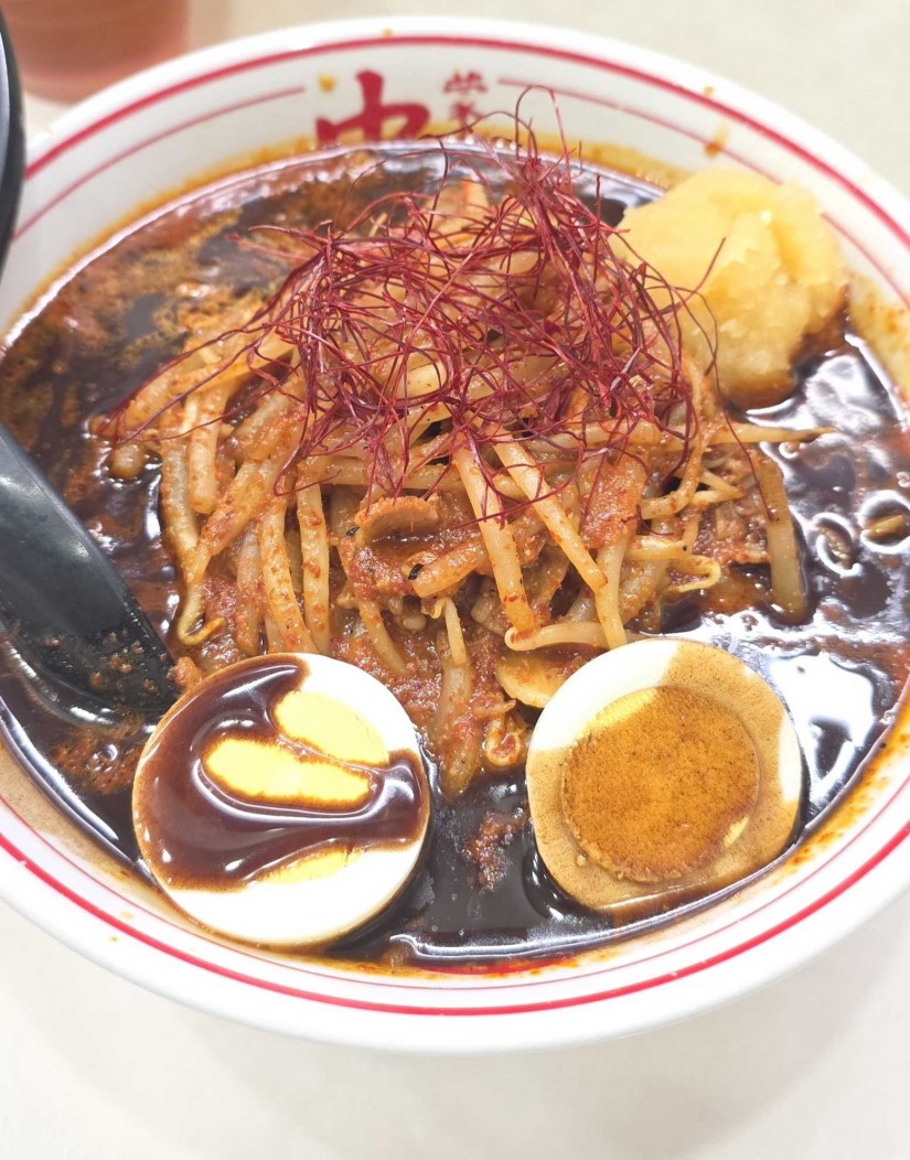 焦がし味噌卵麺辛さ8×7倍