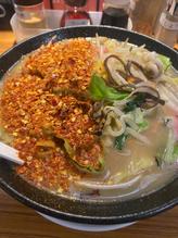 ちゃんぽん セルフで唐辛子ぶっかけ