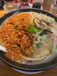 ちゃんぽん セルフで唐辛子ぶっかけ