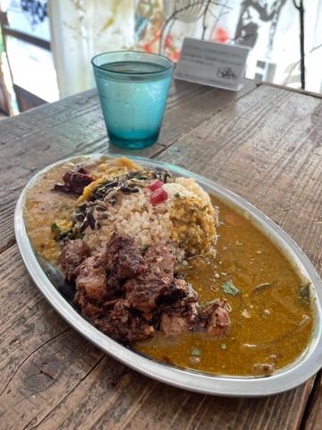 ジャークチキンのカレー