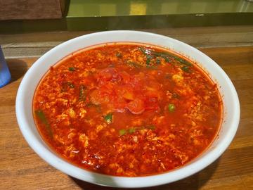 ぼんぼんめん    トマトトッピング 21辛 
