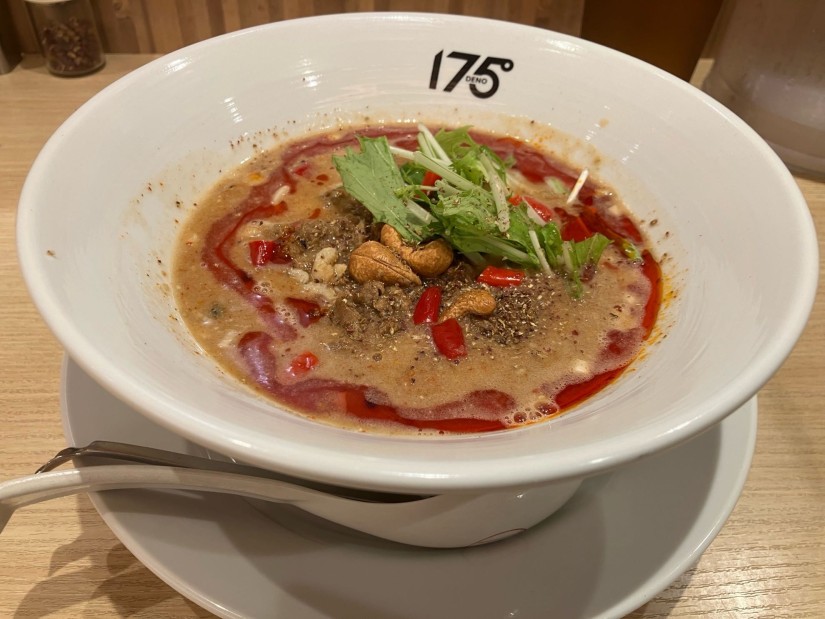 汁あり担担麺(辛さLv5 シビれLv1)