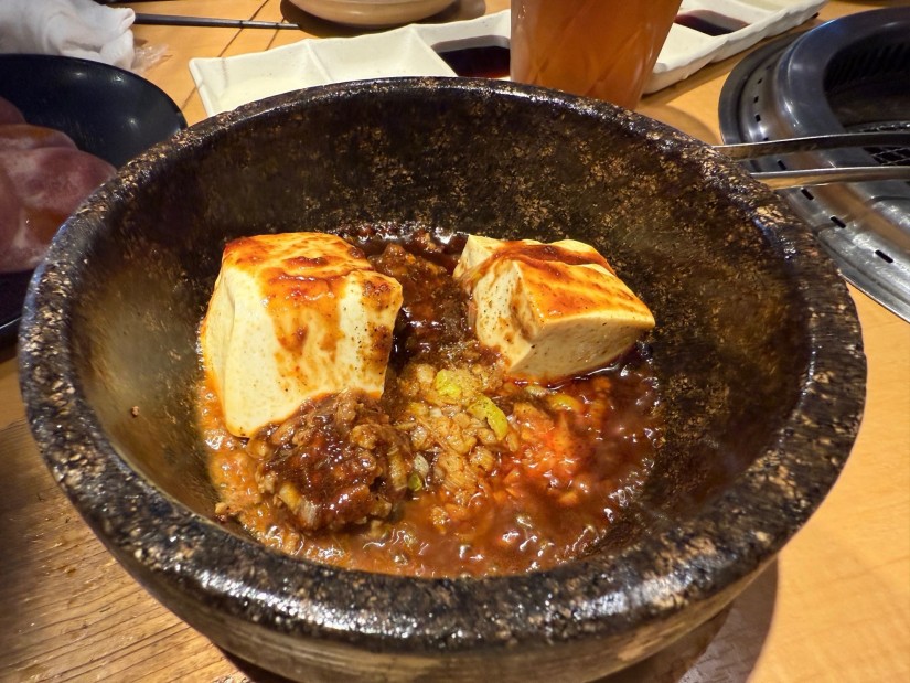 焼肉屋の四川風麻婆豆腐