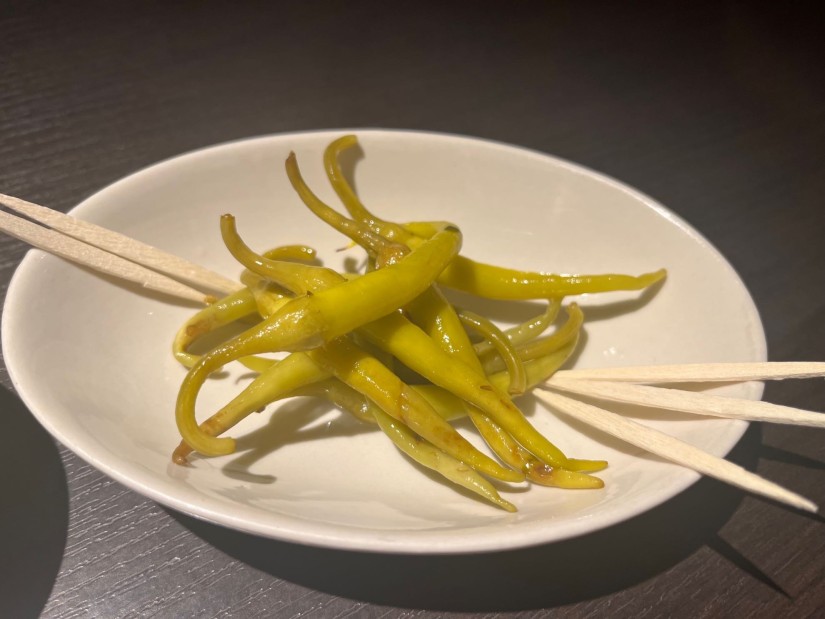 唐辛子の酢漬け