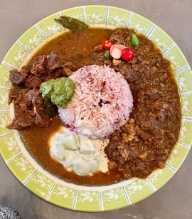 モクロミ×堕天使かっきーコラボカレー