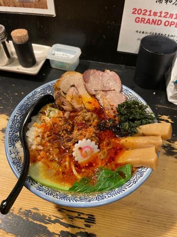 坦々まぜそば 辛さ・シビレMAX