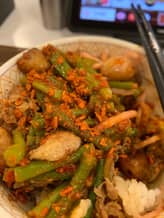 トリプルニンニク牛丼 辛