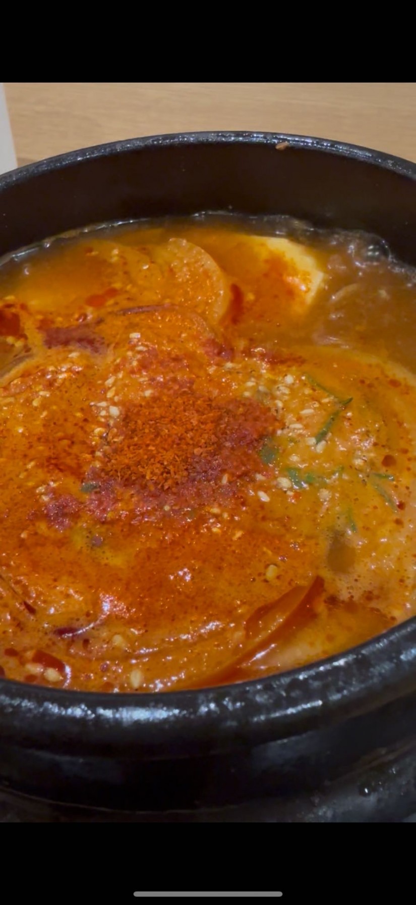 純豆腐定食 3辛