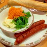 サルシッチャのセルフサンドウィッチ