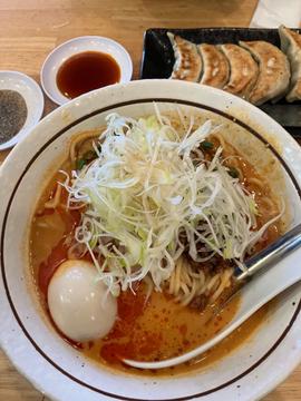 白胡麻坦々麺 唐辛子5本(一番辛い)