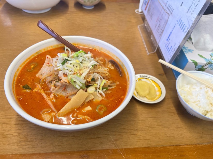 ぶた辛ラーメン 食べやすい辛さ