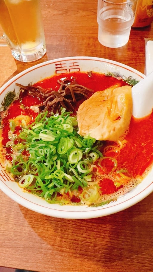 豚骨火山 1辛？（辛さまし➕100円）