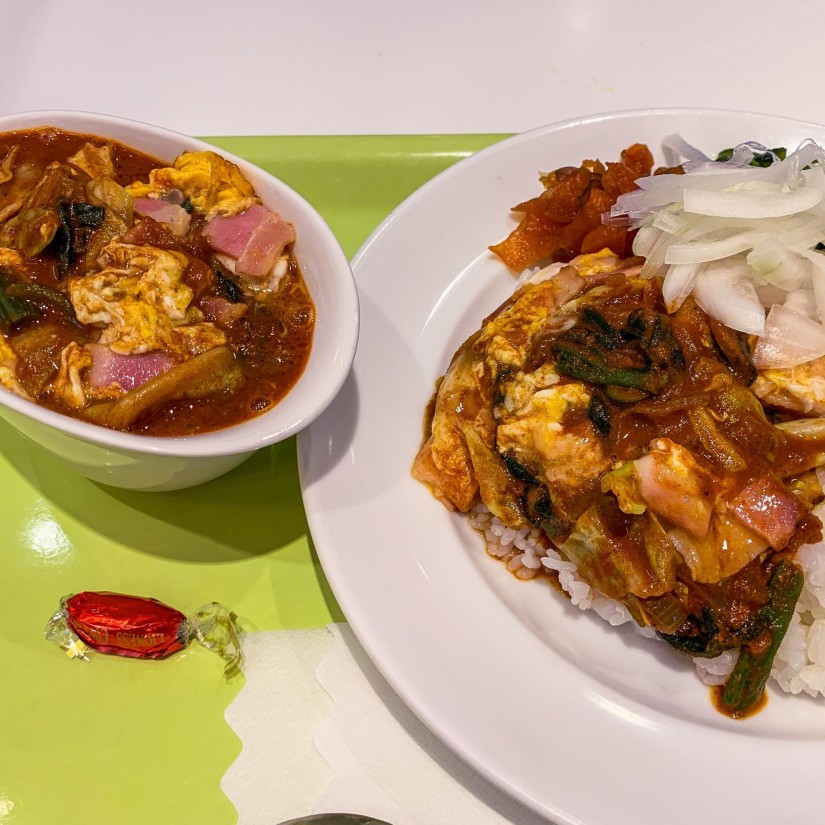 ベーコンエッグ野菜＋ほうれん草 45ホット