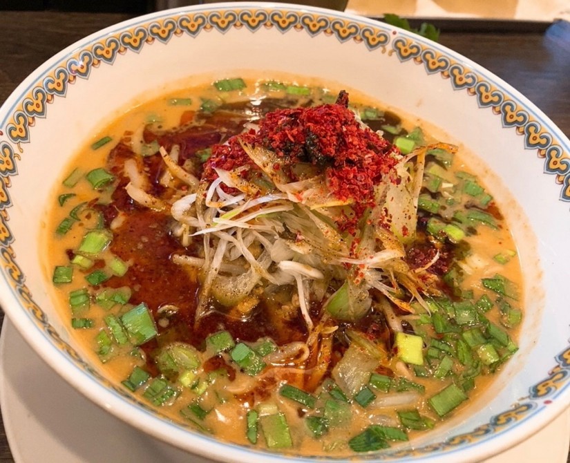 汁あり坦々麺 4辛、4痺