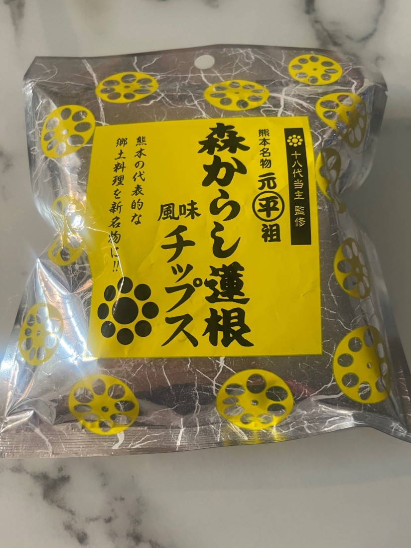 森からし蓮根風味チップス