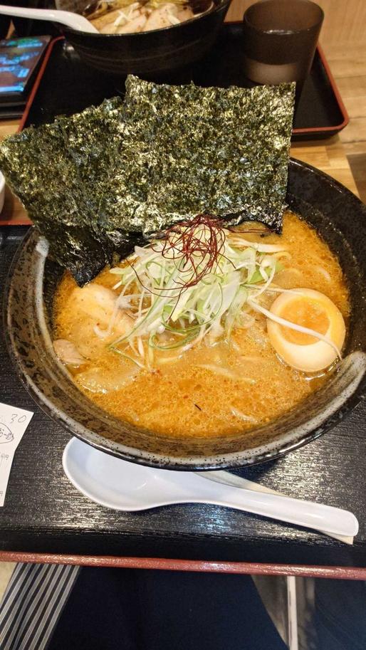 【ら〜めん翔ちゃん家】辛味噌らーめん+のり（トッピング）