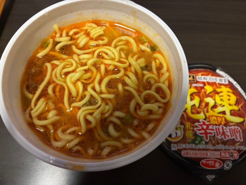 サッポロ一番 名店の味 純連 札幌濃厚辛味噌 ミニカップ
