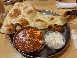 Bセット(チキンカレー) ダブル激辛