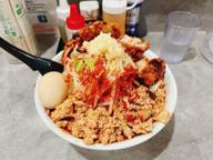 旨辛味噌DX (麺少なめ、野菜増し、味玉) 極辛