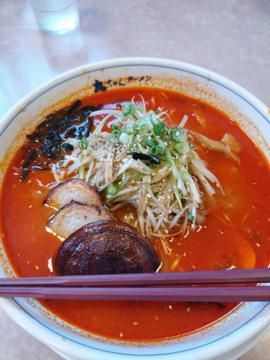 ネギ味噌ラーメン 激辛トッピング