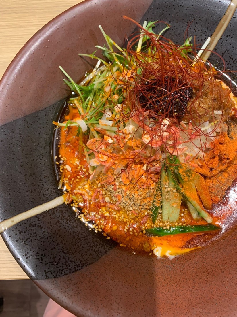 汁なし坦々麺 5辛、5痺