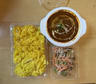 ほうれん草チキンカレー ライス 激辛