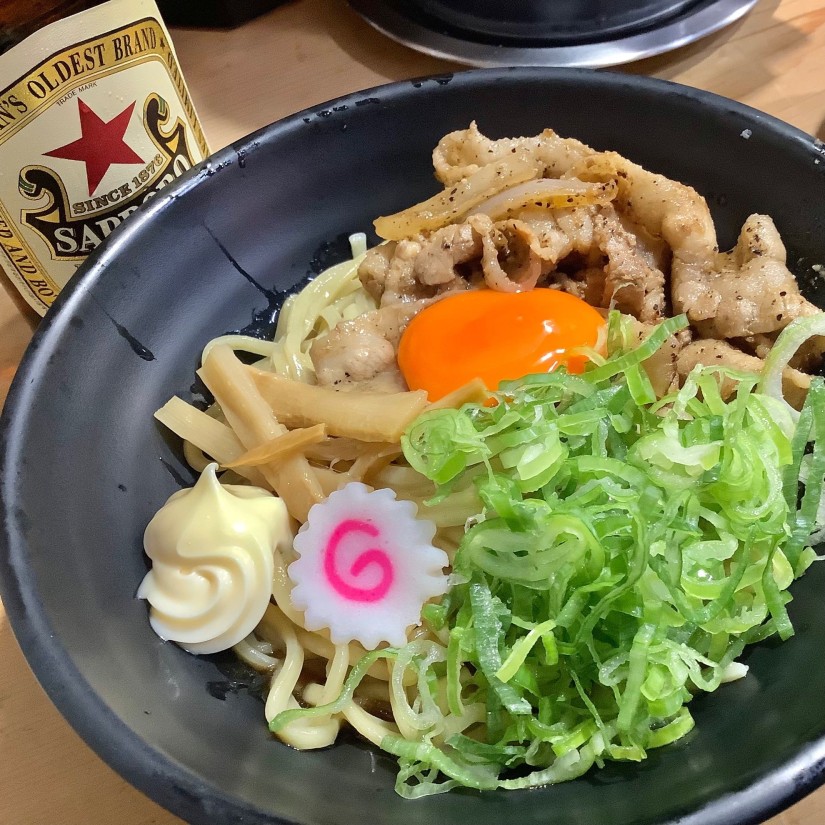 旨辛肉玉まぜそば