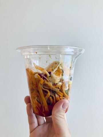 スパイシータコスのパスタサラダ
