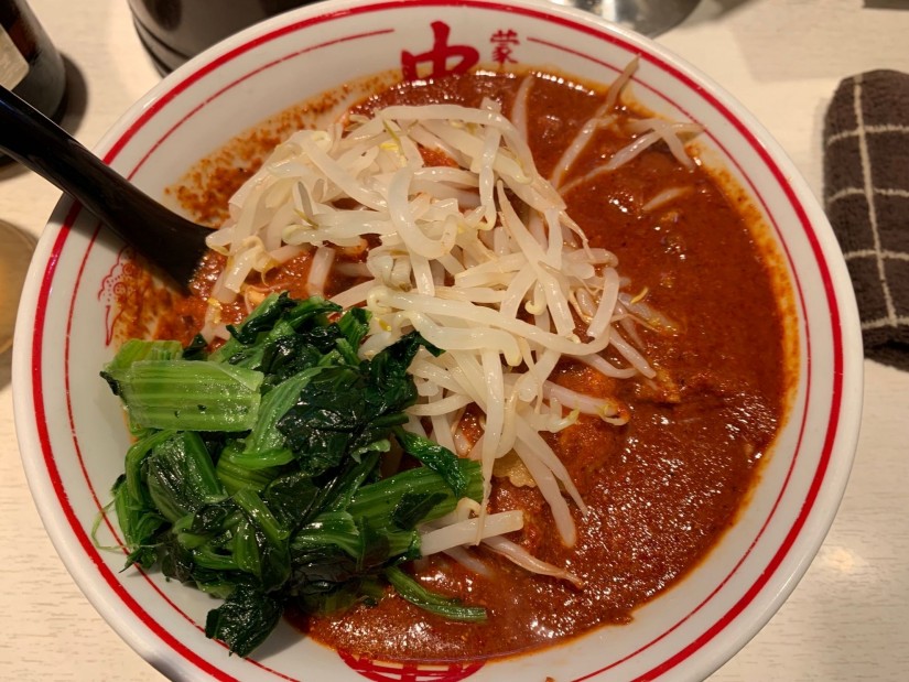 北極ラーメン ほうれん草 7倍