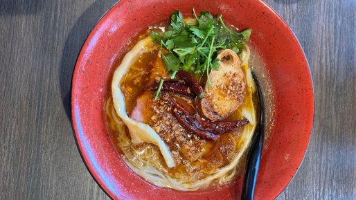 欧拉麺 赤 追い唐辛子