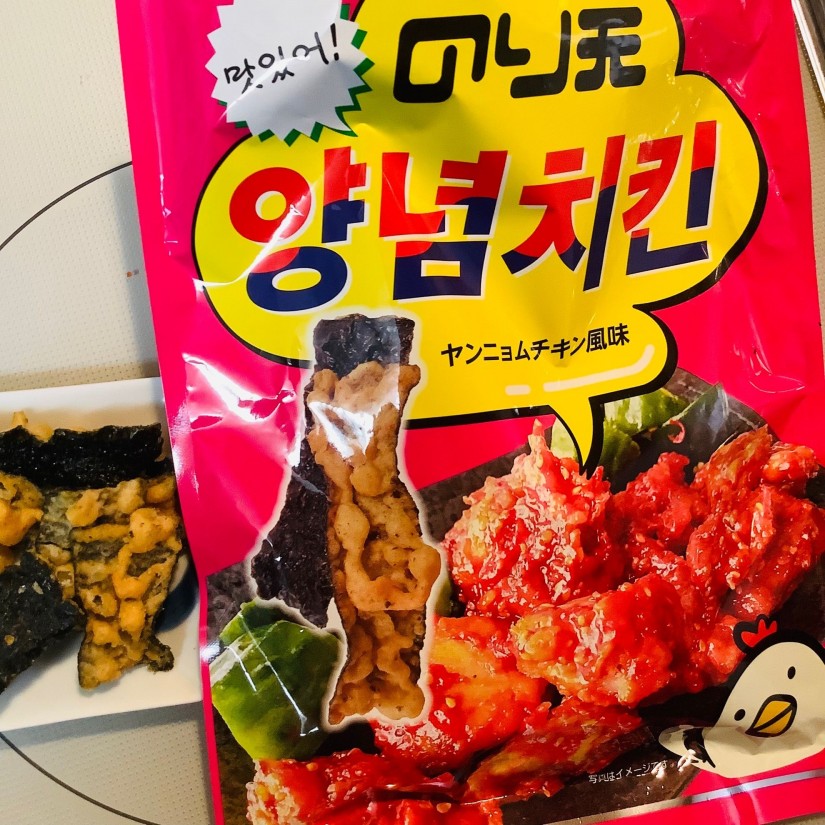のり天ヤンニョムチキン風味