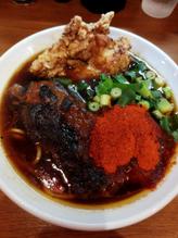 シン肉そば・醤油 5辛