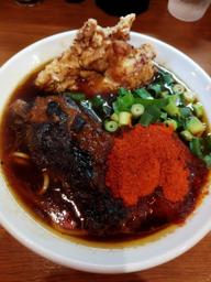 シン肉そば・醤油 5辛