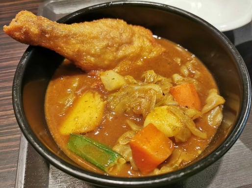 骨付きチキンスープカレー 5辛