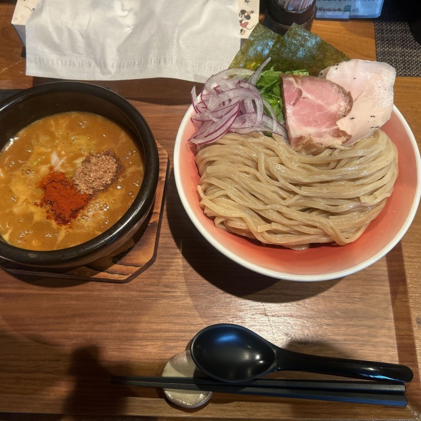 濃厚魚介鶏豚 辛つけ麺