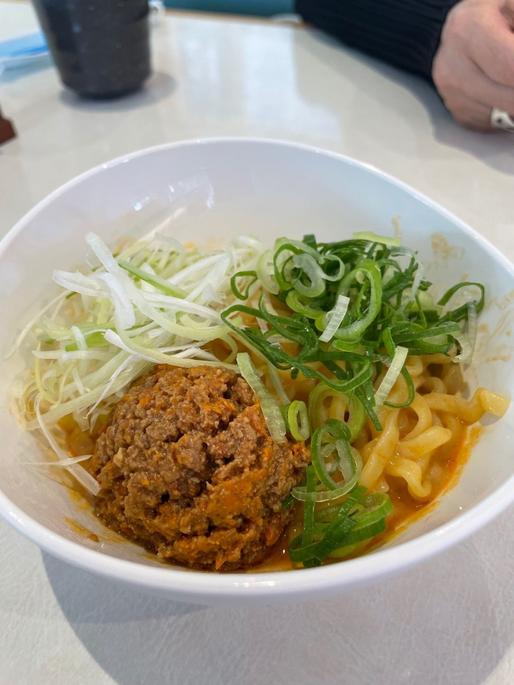 四川風汁なし坦々麺 しびれる辛さ！