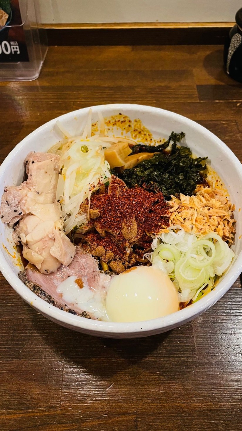 辛辛魚まぜそば 辛め