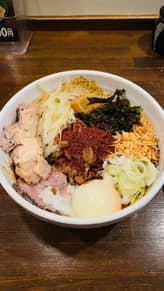 辛辛魚まぜそば 辛め